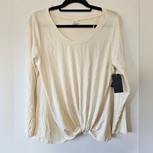 NWT Melrose and market knot tie long sleeve shirt